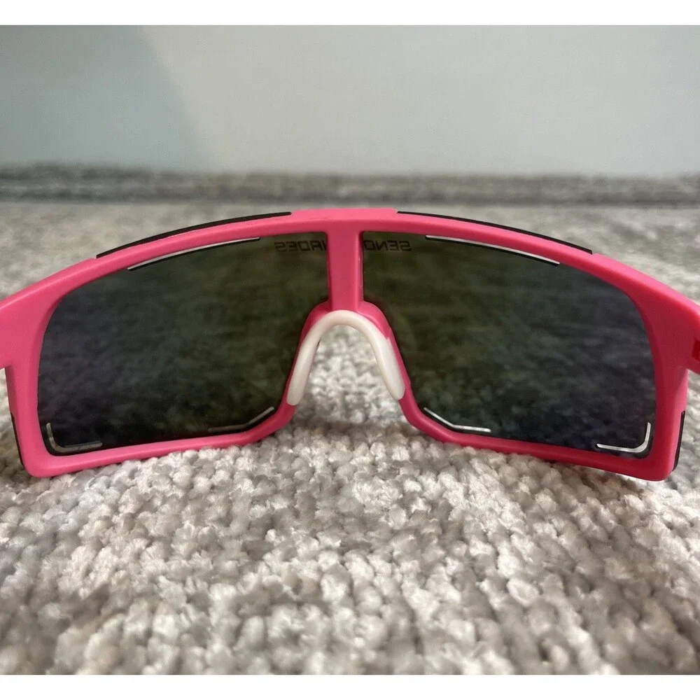 Sendy Shades All Star 2.0 Sunglasses Passionfruit Pink Shield Cycling Sports